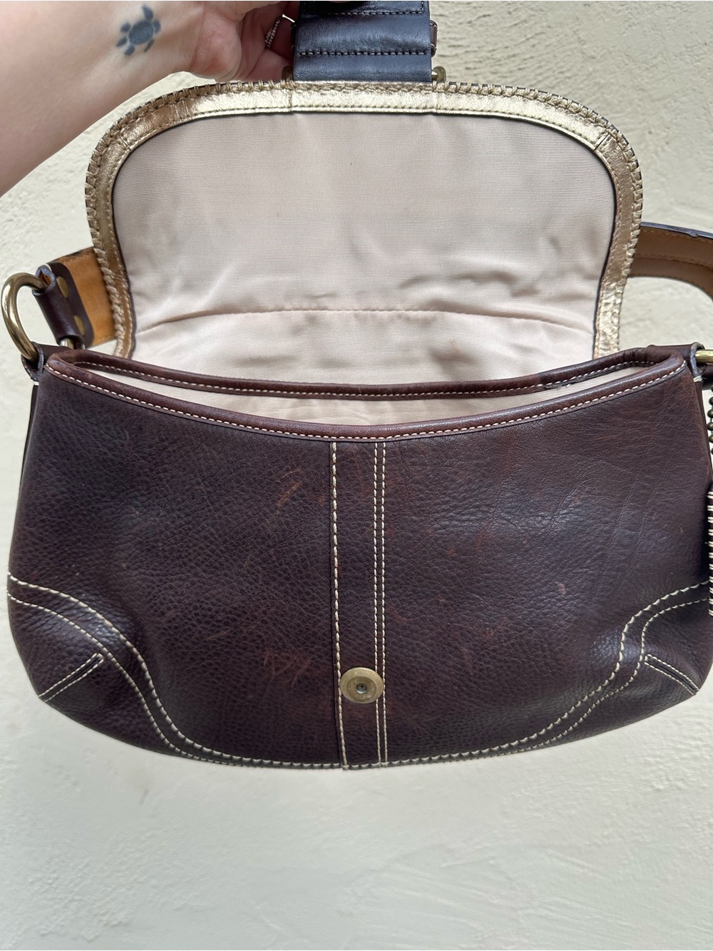 🦣 Y2k/ Vintage Coach Brown Soho Shoulder Bag 10479 🦣 - Picture 10 of 12